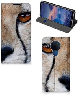 B2Ctelecom Hoesje Nokia 5.4 Bookcase Cheetah