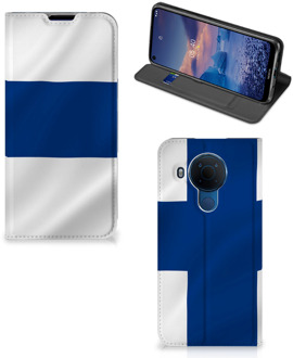 B2Ctelecom Hoesje Nokia 5.4 Bookcase Finse Vlag