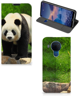 B2Ctelecom Hoesje Nokia 5.4 Telefoontas Panda