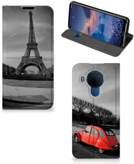 B2Ctelecom Hoesje Nokia 5.4 Wallet Case Eiffeltoren Parijs