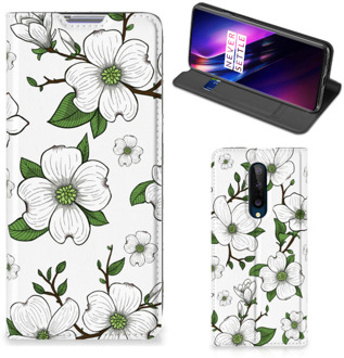 B2Ctelecom Hoesje OnePlus 8 Book Case Dogwood Flowers