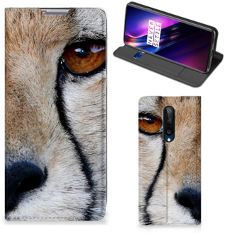 B2Ctelecom Hoesje OnePlus 8 Bookcase Cheetah