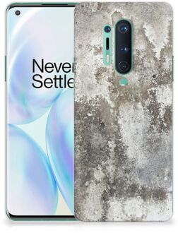 B2Ctelecom Hoesje OnePlus 8 Pro Telefoon Hoesje Beton