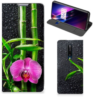 B2Ctelecom Hoesje OnePlus 8 Wallet Bookcase Orchidee