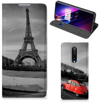 B2Ctelecom Hoesje OnePlus 8 Wallet Case Eiffeltoren Parijs