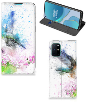 B2Ctelecom Hoesje OnePlus 8T Wallet Book Case Vogel