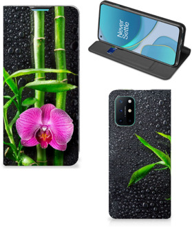 B2Ctelecom Hoesje OnePlus 8T Wallet Bookcase Orchidee