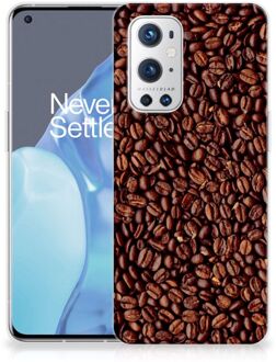 B2Ctelecom Hoesje OnePlus 9 Pro Telefoon Hoesje Koffiebonen