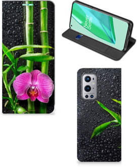 B2Ctelecom Hoesje OnePlus 9 Pro Wallet Bookcase Orchidee