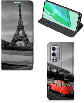 B2Ctelecom Hoesje OnePlus 9 Pro Wallet Case Eiffeltoren Parijs