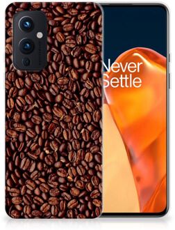 B2Ctelecom Hoesje OnePlus 9 Telefoon Hoesje Koffiebonen