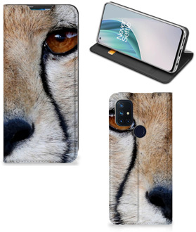 B2Ctelecom Hoesje OnePlus Nord N10 5G Bookcase Cheetah