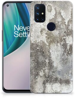 B2Ctelecom Hoesje OnePlus Nord N10 5G Telefoon Hoesje Beton