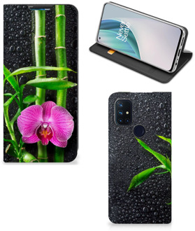 B2Ctelecom Hoesje OnePlus Nord N10 5G Wallet Bookcase Orchidee