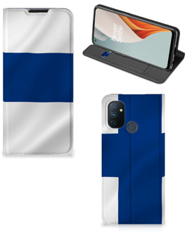 B2Ctelecom Hoesje OnePlus Nord N100 Bookcase Finse Vlag