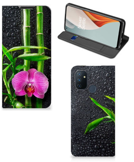 B2Ctelecom Hoesje OnePlus Nord N100 Wallet Bookcase Orchidee