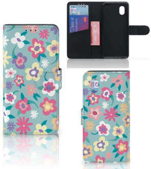 B2Ctelecom Hoesje ontwerpen Alcatel 1B (2020) GSM Hoesje Flower Power