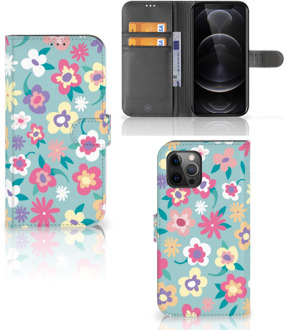 B2Ctelecom Hoesje ontwerpen Apple iPhone 12 Pro Max GSM Cover Flower Power