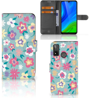 B2Ctelecom Hoesje ontwerpen Huawei P Smart 2020 GSM Cover Flower Power