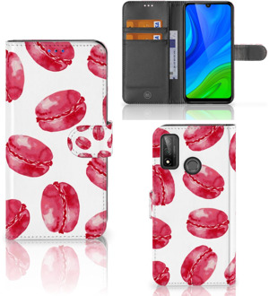 B2Ctelecom Hoesje ontwerpen Huawei P Smart 2020 GSM Hoesje Pink Macarons