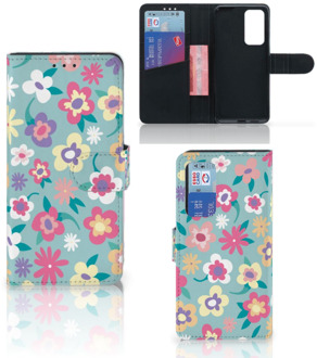 B2Ctelecom Hoesje ontwerpen Huawei P40 GSM Cover Flower Power