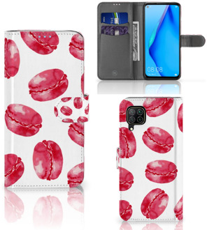 B2Ctelecom Hoesje ontwerpen Huawei P40 Lite GSM Hoesje Pink Macarons