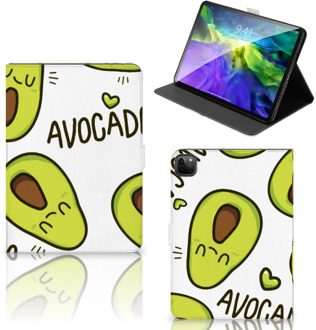 B2Ctelecom Hoesje Ontwerpen iPad Pro 11 (2020) Hoesje met Magneetsluiting Avocado Singing