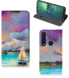 B2Ctelecom Hoesje ontwerpen Motorola G8 Plus Smartphone Hoesje Boot