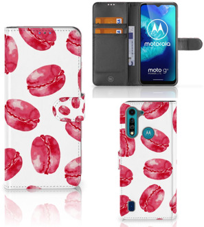 B2Ctelecom Hoesje ontwerpen Motorola G8 Power Lite GSM Hoesje Pink Macarons