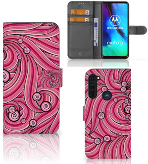 B2Ctelecom Hoesje ontwerpen Motorola Moto G Pro GSM Hoesje Swirl Pink