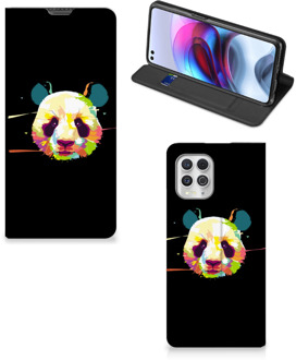 B2Ctelecom Hoesje ontwerpen Motorola Moto G100 Telefoontas Sinterklaas Cadeautje Panda Color