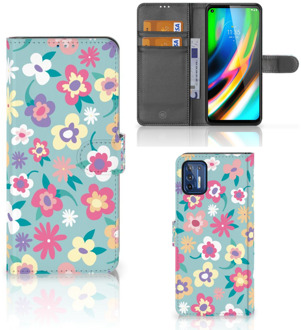 B2Ctelecom Hoesje ontwerpen Motorola Moto G9 Plus GSM Cover Flower Power