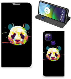 B2Ctelecom Hoesje ontwerpen Motorola Moto G9 Power Telefoontas Sinterklaas Cadeautje Panda Color