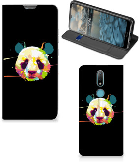 B2Ctelecom Hoesje ontwerpen Nokia 2.4 Telefoontas Sinterklaas Cadeautje Panda Color