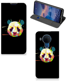 B2Ctelecom Hoesje ontwerpen Nokia 5.4 Telefoontas Sinterklaas Cadeautje Panda Color