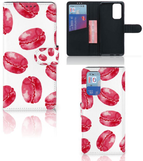 B2Ctelecom Hoesje ontwerpen OnePlus 9 Pro GSM Hoesje Pink Macarons