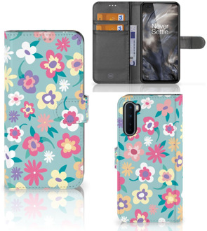 B2Ctelecom Hoesje ontwerpen OnePlus Nord GSM Cover Flower Power