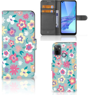 B2Ctelecom Hoesje ontwerpen OPPO A53 | OPPO A53s GSM Cover Flower Power