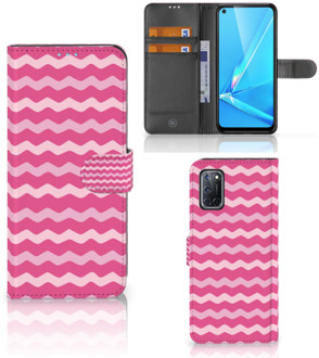 B2Ctelecom Hoesje ontwerpen OPPO A72 | OPPO A52 GSM Hoesje ontwerpen Waves Pink