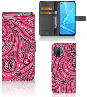 B2Ctelecom Hoesje ontwerpen OPPO A72 | OPPO A52 GSM Hoesje Swirl Pink