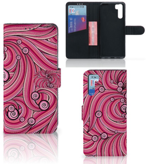 B2Ctelecom Hoesje ontwerpen OPPO A91 | Reno3 GSM Hoesje Swirl Pink