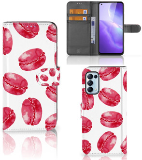 B2Ctelecom Hoesje ontwerpen OPPO Find X3 Lite GSM Hoesje Pink Macarons