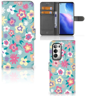 B2Ctelecom Hoesje ontwerpen OPPO Find X3 Neo 5G GSM Cover Flower Power