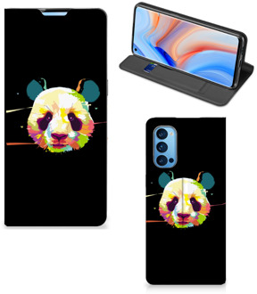 B2Ctelecom Hoesje ontwerpen OPPO Reno4 Pro 5G Telefoontas Sinterklaas Cadeautje Panda Color