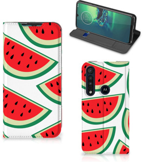 B2Ctelecom Hoesje ontwerpen Originele Cadeaus Motorola G8 Plus Smartphone Cover Watermelons