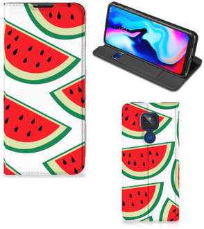 B2Ctelecom Hoesje ontwerpen Originele Cadeaus Motorola Moto G9 Play Smartphone Cover Watermelons