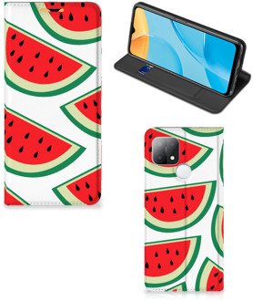 B2Ctelecom Hoesje ontwerpen Originele Cadeaus OPPO A15 Smartphone Cover Watermelons