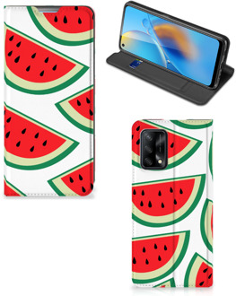 B2Ctelecom Hoesje ontwerpen Originele Cadeaus OPPO A74 4G Smartphone Cover Watermelons