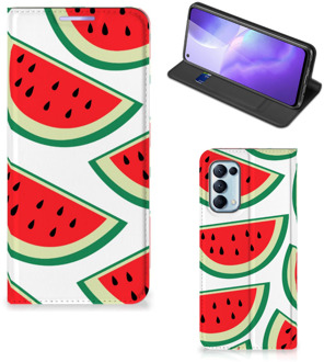 B2Ctelecom Hoesje ontwerpen Originele Cadeaus OPPO Find X3 Lite Smartphone Cover Watermelons