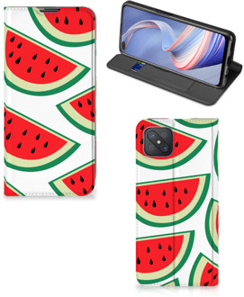 B2Ctelecom Hoesje ontwerpen Originele Cadeaus OPPO Reno4 Z 5G Smartphone Cover Watermelons